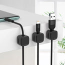 WiStudy Magnetischer Kabel-Organizer – selbstklebende Kabelhalter (3er-Set)